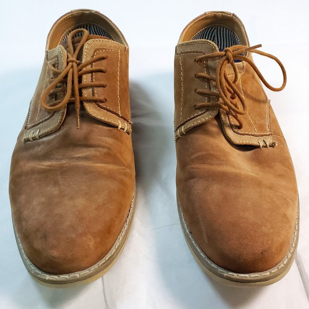 Steve Madden P-Franko Leather Tan Loafers – Men’s Size 10.5